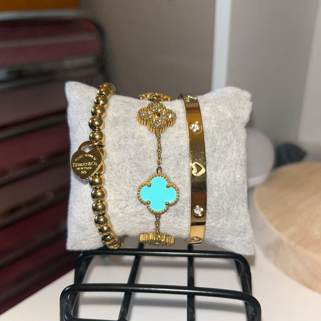 Luxury Gold Plated Bracelet Stack