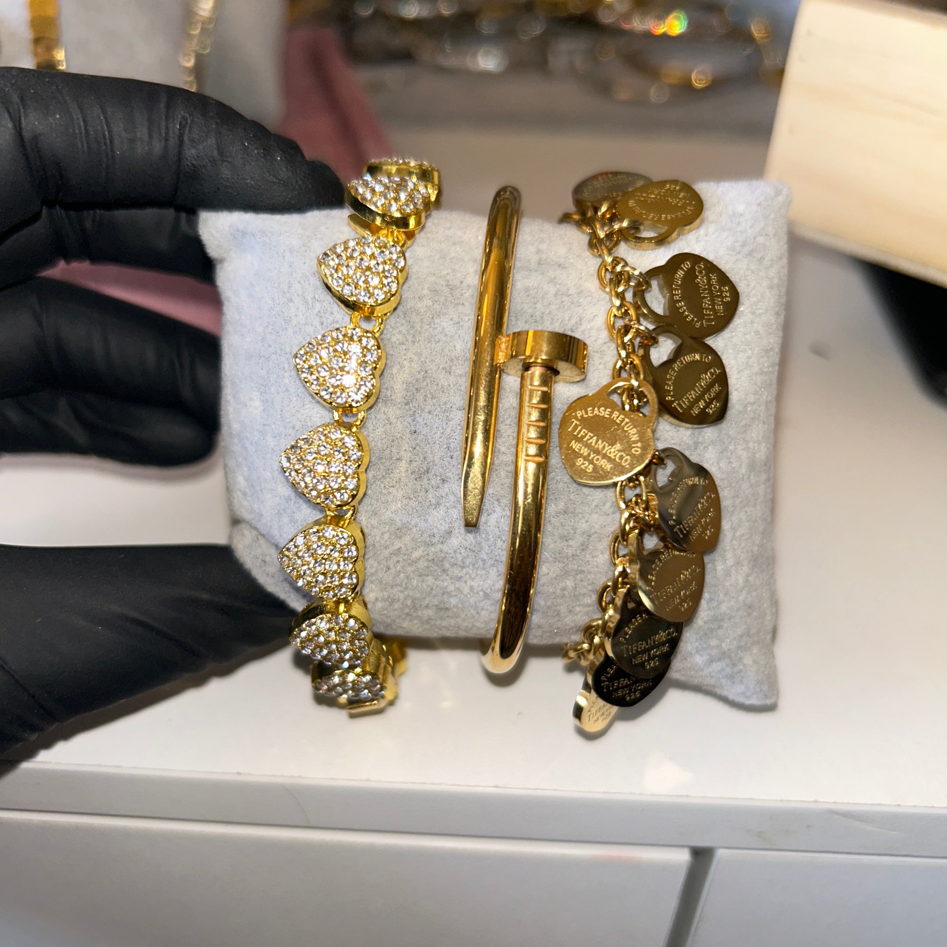 Luxury Gold Plated Bracelet Stack