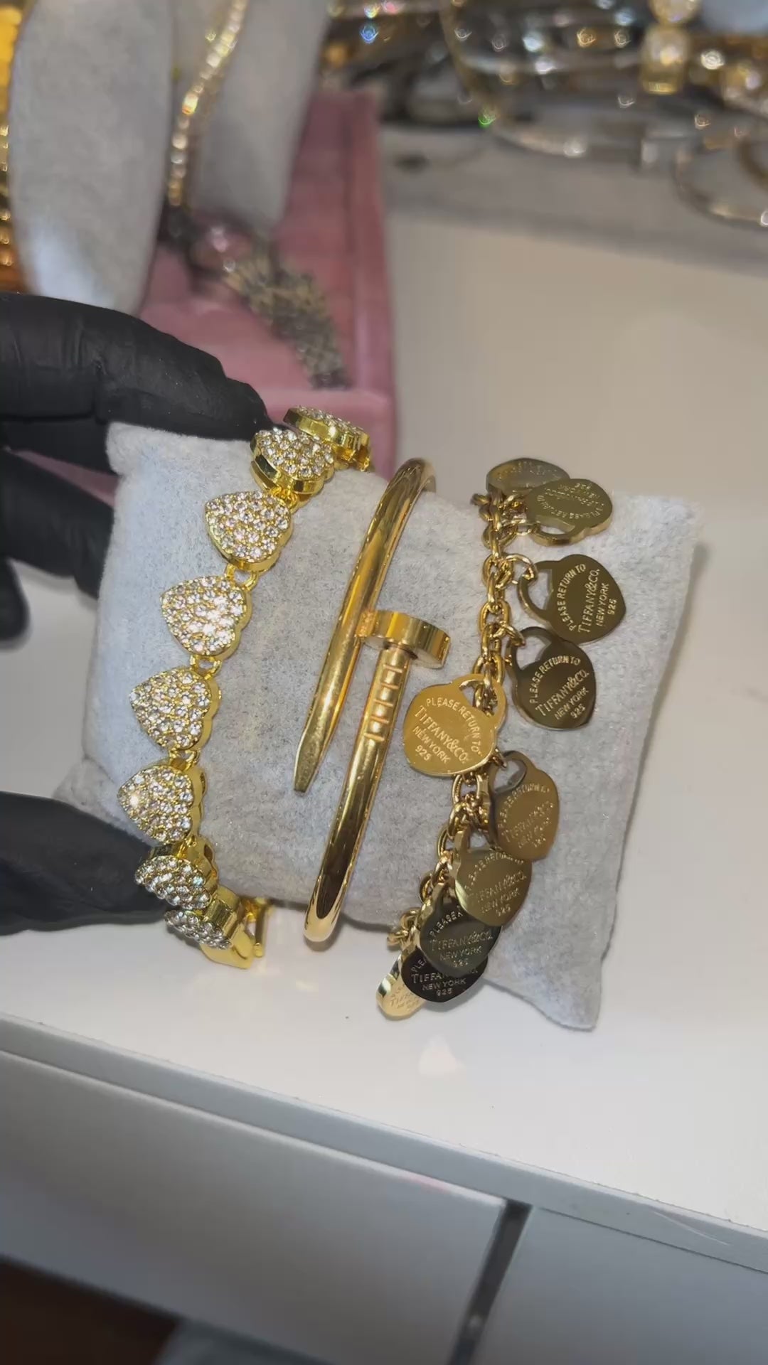 Luxury Gold Plated Bracelet Stack
